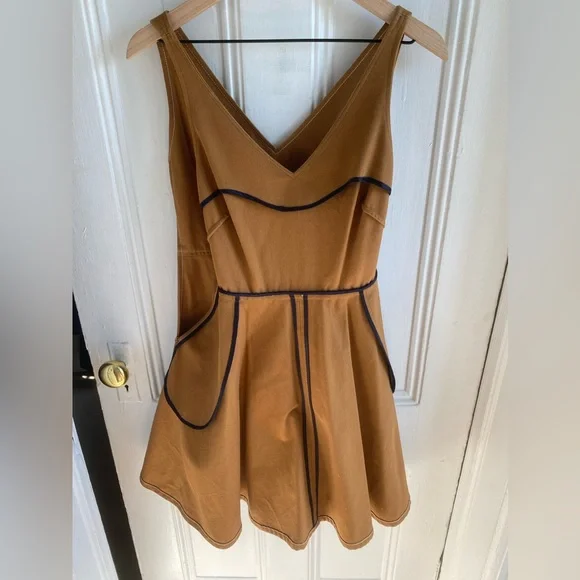 Harvey Faircloth Denim Dress Sz 4 - Picture 7 of 9